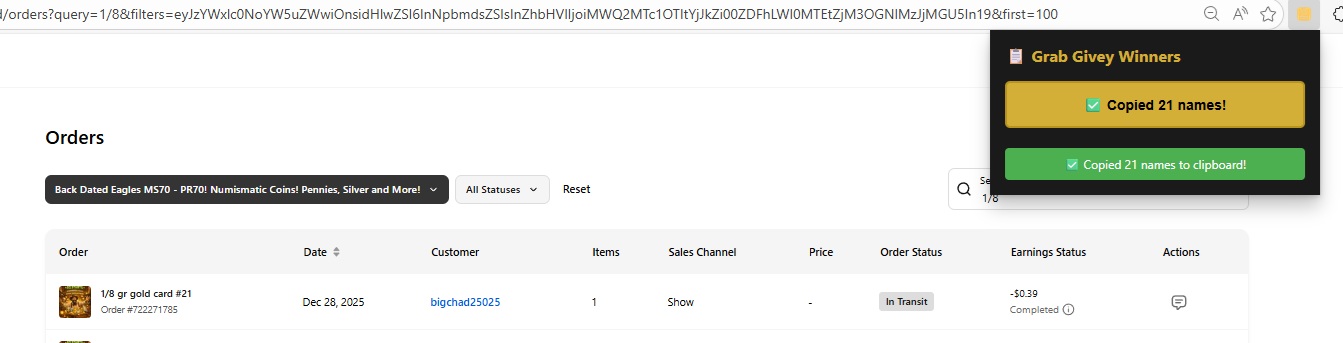 Givie Name Collection